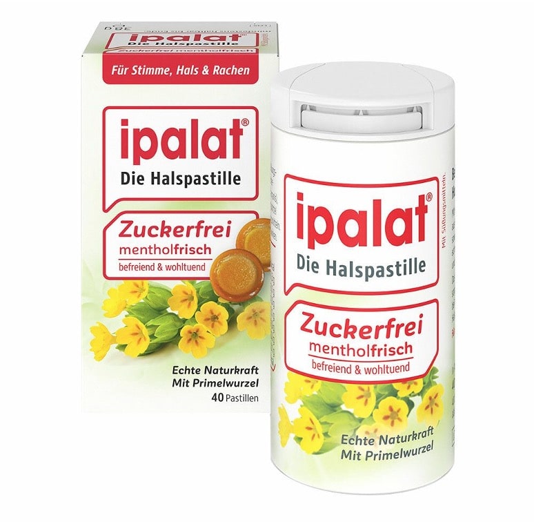 Ipalat zuckerfrei 40 Halspastillen